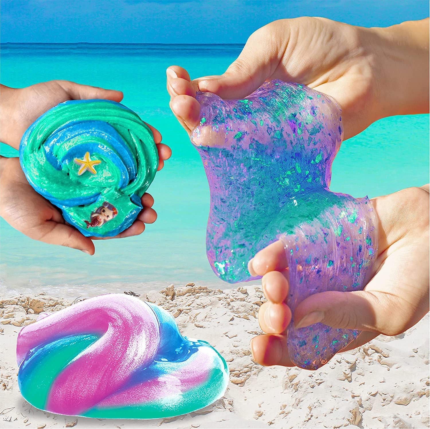 DIY Slime Craft Kit Large Stress Relief Creative Toy Set for Kids SLMK19 - with | Sold by Uncle Wiener's Wholesale
