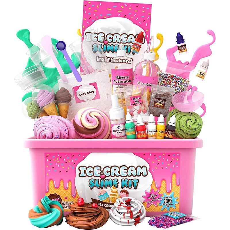 DIY Slime Craft Kit Large Stress Relief Creative Toy Set for Kids SLMK19 - with | Sold by Uncle Wiener's Wholesale