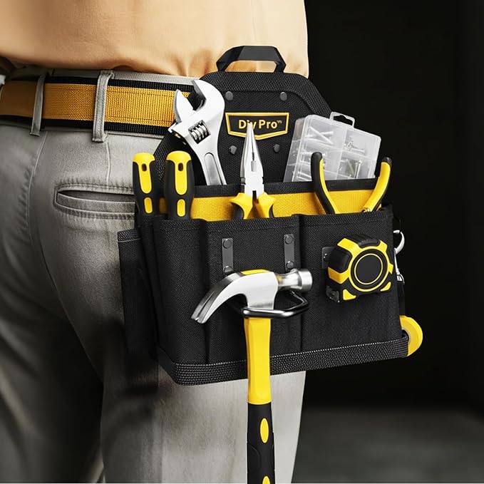 DIYPro Electrician Tool Bag Multi - Pocket Technician Tool Organizer Pouch - with | Sold by Uncle Wiener's Wholesale