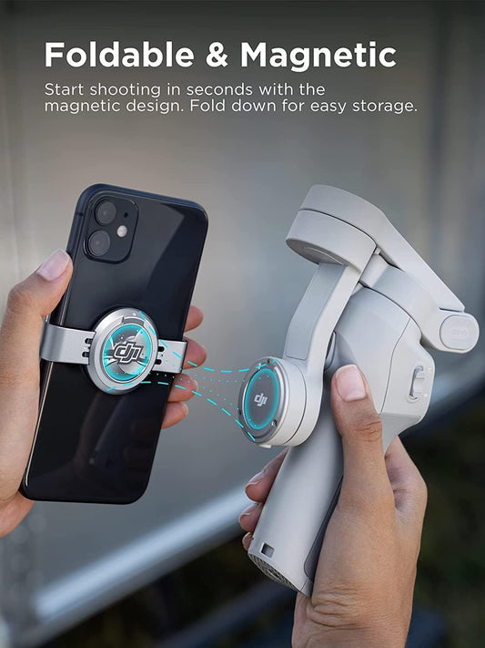 DJI OM 4 SE - 3 - Axis Smartphone Gimbal Stabilizer with Tripod, Magnetic Design, Portable and Foldable, ActiveTrack 3.0, Story Mode, Vlogging Stabilizer, YouTube TikTok Video, for Android and iPhone - with | Sold by Uncle Wiener's Wholesale