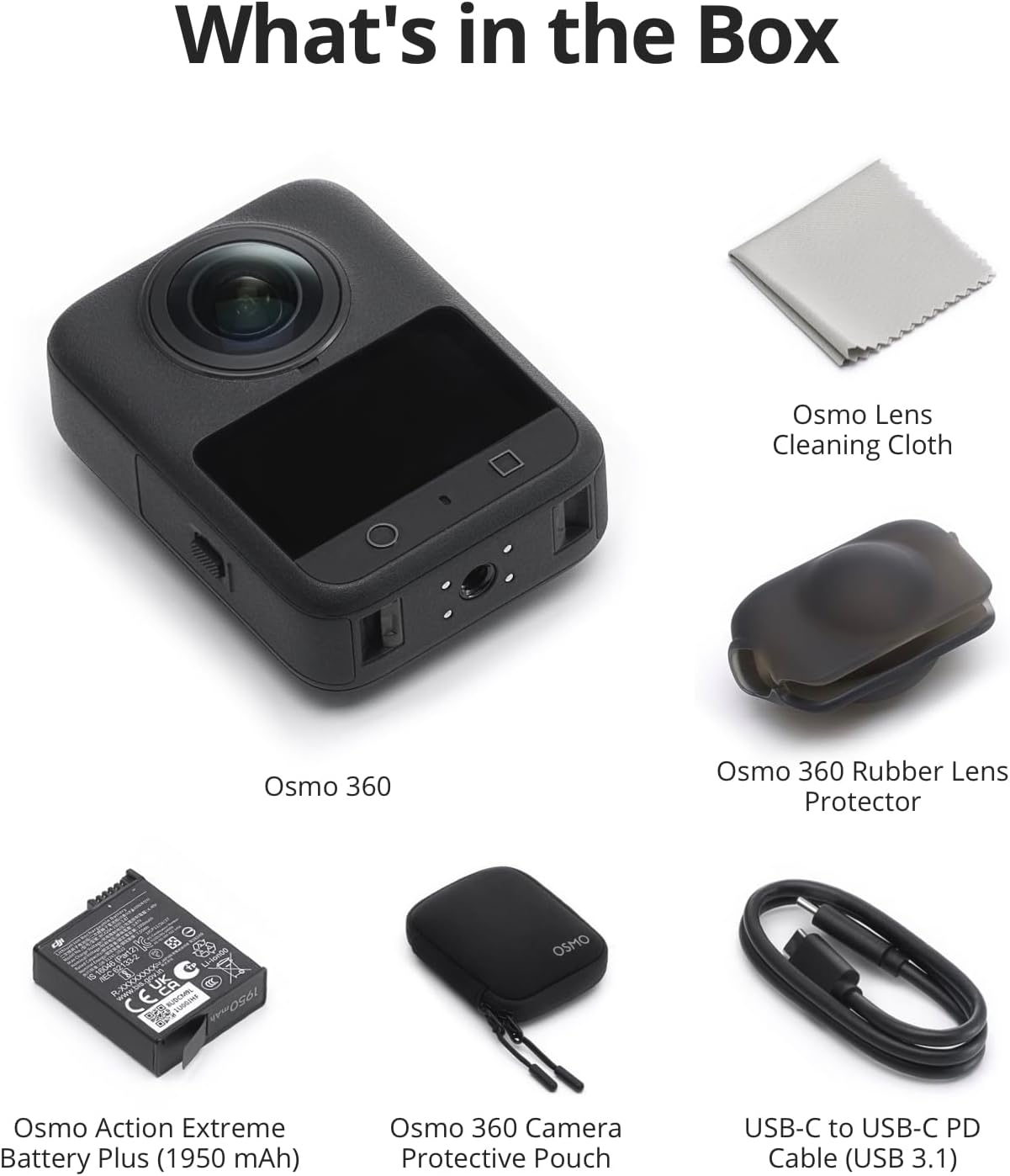 DJI Osmo 360 – Waterproof 8K 360° Action Camera with 1-Inch Sensor & Ultra-Wide 4K Recording - Electronics with Standard | Sold by Uncle Wiener's Wholesale