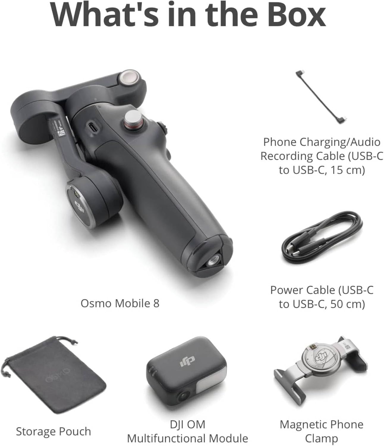DJI Osmo Mobile 8 Smartphone Gimbal Stabilizer – 3-Axis Foldable Phone Gimbal with Native Tracking, Built-in Tripod & Extension Rod - Electronics with | Sold by Uncle Wiener's Wholesale
