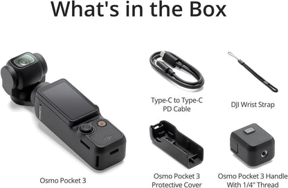 DJI Osmo Pocket 3 4K Handheld Camera – 3-Axis Stabilized Vlogging Camera with 2-Inch Rotatable Touchscreen - Electronics with Standard | Sold by Uncle Wiener's Wholesale