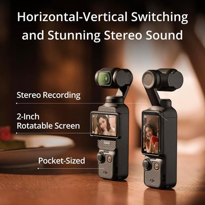 DJI Osmo Pocket 3 4K Handheld Camera – 3-Axis Stabilized Vlogging Camera with 2-Inch Rotatable Touchscreen - Electronics with Standard | Sold by Uncle Wiener's Wholesale