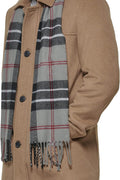 Dockers Men's Weston Wool Blend Coat with Scarf (Regular and Big & Tall) - with | Sold by Uncle Wiener's Wholesale