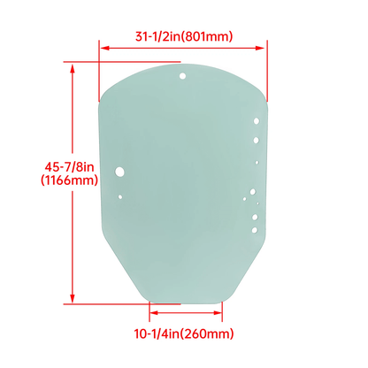 Door Glass for John Deere Skid Steer & Track Loaders – Fits Models 318E, 320G, 323D/E, 326E, 333D/G - Skid Steer Attachments with Door Glass For John Deere Skid Steer & Track Loader 323D 323E 333D 333E | Sold by Uncle Wiener's Wholesale