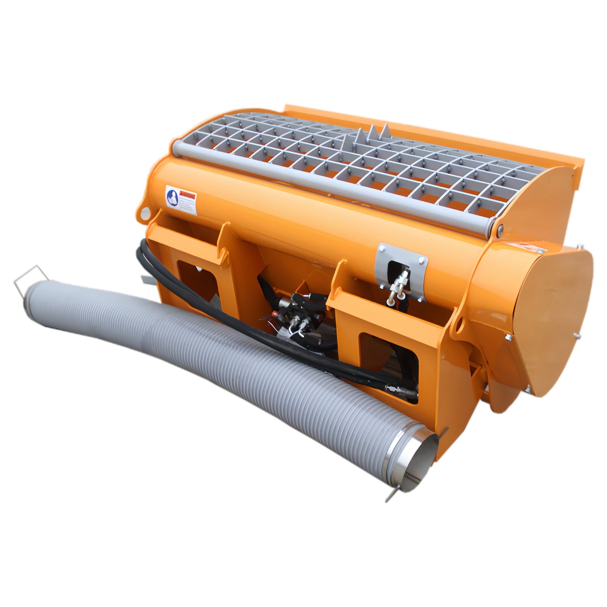 Double Discharge Concrete Mixer 66 Gallon / 300L Hydraulic Skid Steer Mixer with Chain Drive, Dual Chute Discharge & 1.25" Aggregate Capacity LADCM0300L - with | Sold by Uncle Wiener's Wholesale