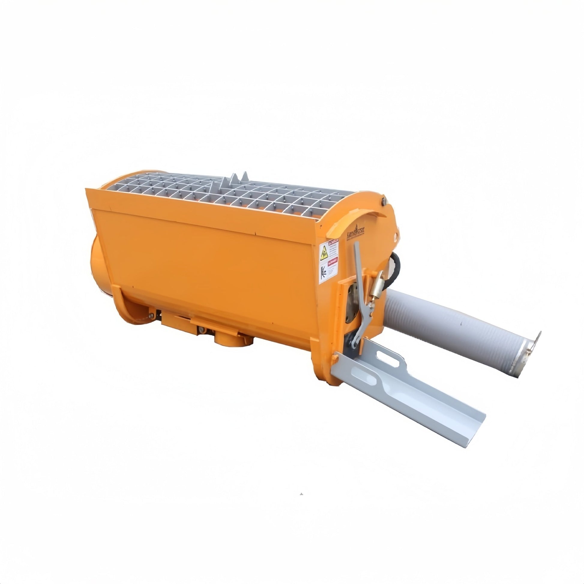 Double Discharge Concrete Mixer 66 Gallon / 300L Hydraulic Skid Steer Mixer with Chain Drive, Dual Chute Discharge & 1.25" Aggregate Capacity LADCM0300L - with | Sold by Uncle Wiener's Wholesale