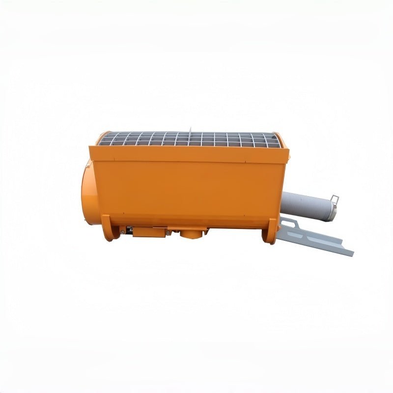 Double Discharge Concrete Mixer 66 Gallon / 300L Hydraulic Skid Steer Mixer with Chain Drive, Dual Chute Discharge & 1.25" Aggregate Capacity LADCM0300L - with | Sold by Uncle Wiener's Wholesale