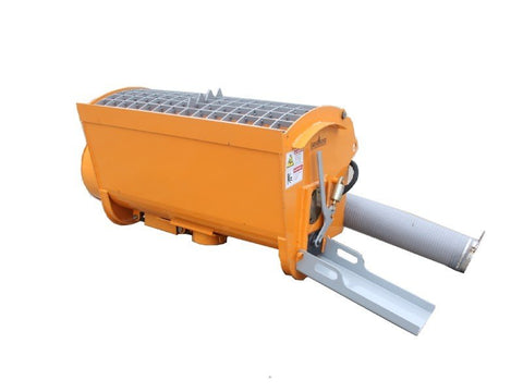Double - Discharge Skid Steer Concrete Mixer Attachment – 66 Gal Hydraulic On‑the‑Go Mixer LADCM0300L - with | Sold by Uncle Wiener's Wholesale