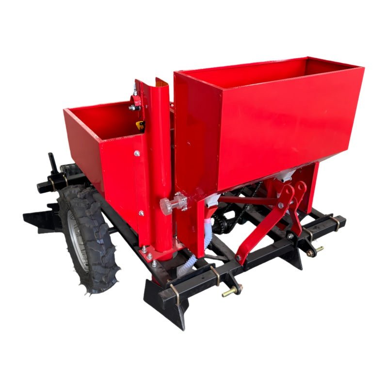Double Row Potato Planter for 20–50 HP Tractors, Adjustable Row Spacing, Fertilizer Box Included PT2CM6 - with | Sold by Uncle Wiener's Wholesale