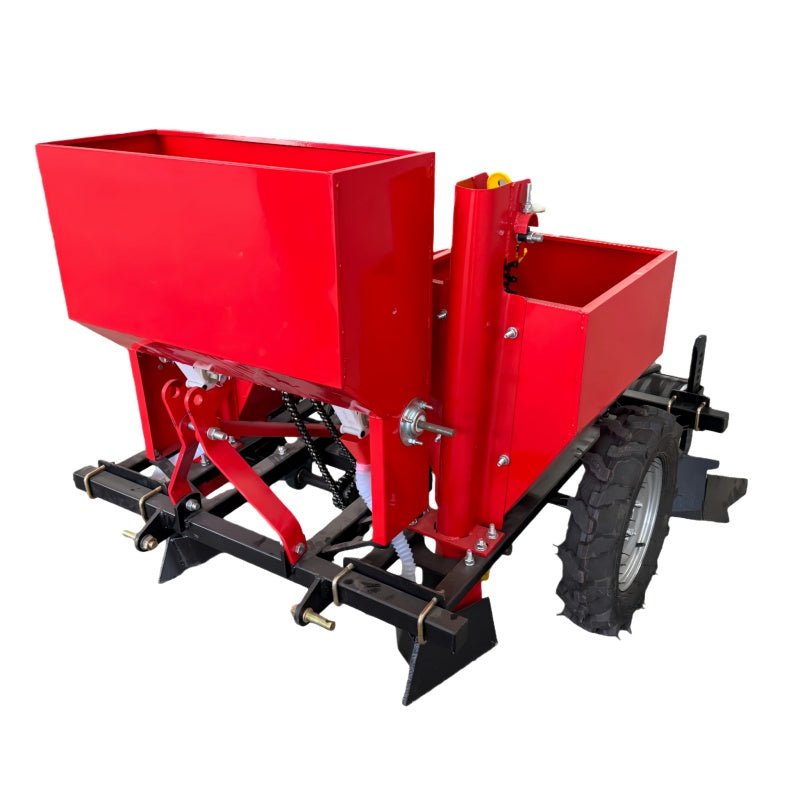 Double Row Potato Planter for 20–50 HP Tractors, Adjustable Row Spacing, Fertilizer Box Included PT2CM6 - with | Sold by Uncle Wiener's Wholesale