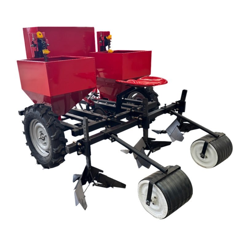Double Row Potato Planter for 20–50 HP Tractors, Adjustable Row Spacing, Fertilizer Box Included PT2CM6 - with | Sold by Uncle Wiener's Wholesale