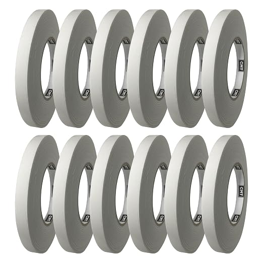 Double-Sided Mounting Tape – 12 Rolls, 0.7" x 16 ft Each, Strong Adhesive Tape for Car, Home and Office - Home products with 0.5" | Sold by Uncle Wiener's Wholesale