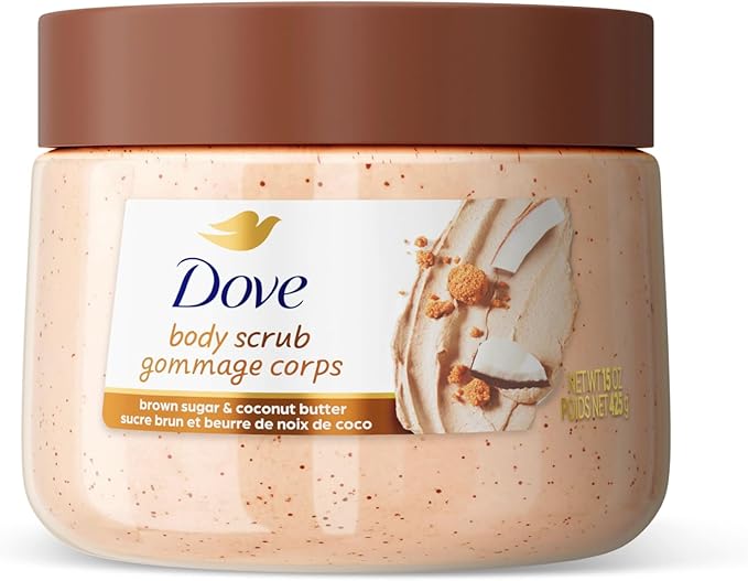 Dove Exfoliating Body Scrub Brown Sugar & Coconut Butter – Sulfate-Free Moisturizing Body Polish, 425 g - Home products with | Sold by Uncle Wiener's Wholesale