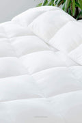 Down Alternative Microfiber Comforter – White, All - Season, Queen & King Sizes - with KING | Sold by Uncle Wiener's Wholesale