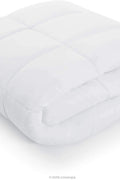 Down Alternative Microfiber Comforter – White, All - Season, Queen & King Sizes - with KING | Sold by Uncle Wiener's Wholesale