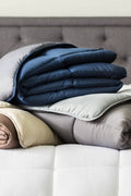 Down Alternative Microfiber Comforter – White, All - Season, Queen & King Sizes - with KING | Sold by Uncle Wiener's Wholesale