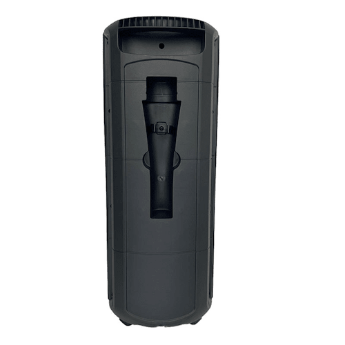 Dual 8" Tower Party Speaker with Bluetooth, USB, TF, FM Radio, LED Lights, 40W Output &amp; 2200mAh Battery TWR8BT - with | Sold by Uncle Wiener's Wholesale