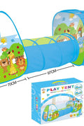 Dual Animal Kids Play Tent with Tunnel – Foldable Indoor & Outdoor Playhouse – EPT51199 - with | Sold by Uncle Wiener's Wholesale