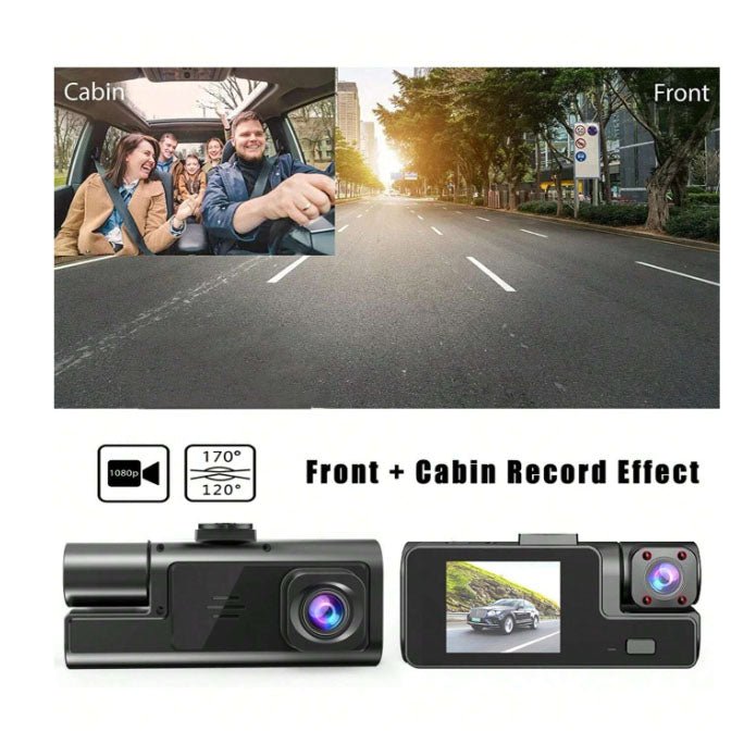 Dual Lens Dash Cam with Recorder – 1080P Front, Interior & Rear Coverage, Model: LGDVRA22 - General Equipment with | Sold by Uncle Wiener's Wholesale