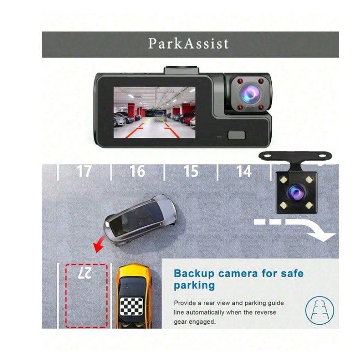 Dual Lens Dash Cam with Recorder – 1080P Front, Interior & Rear Coverage, Model: LGDVRA22 - General Equipment with | Sold by Uncle Wiener's Wholesale