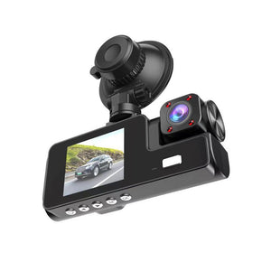 Dual Lens Dash Cam with Recorder – 1080P Front, Interior & Rear Coverage, LGDVRA22