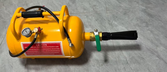 Dual Purpose 5 Gallon Tire Bead Blaster & Air Tank – 145 PSI Max, Model: S1237 - 5 Gallon Bead Blaster & Portable Air Tank with | Sold by Uncle Wiener's Wholesale