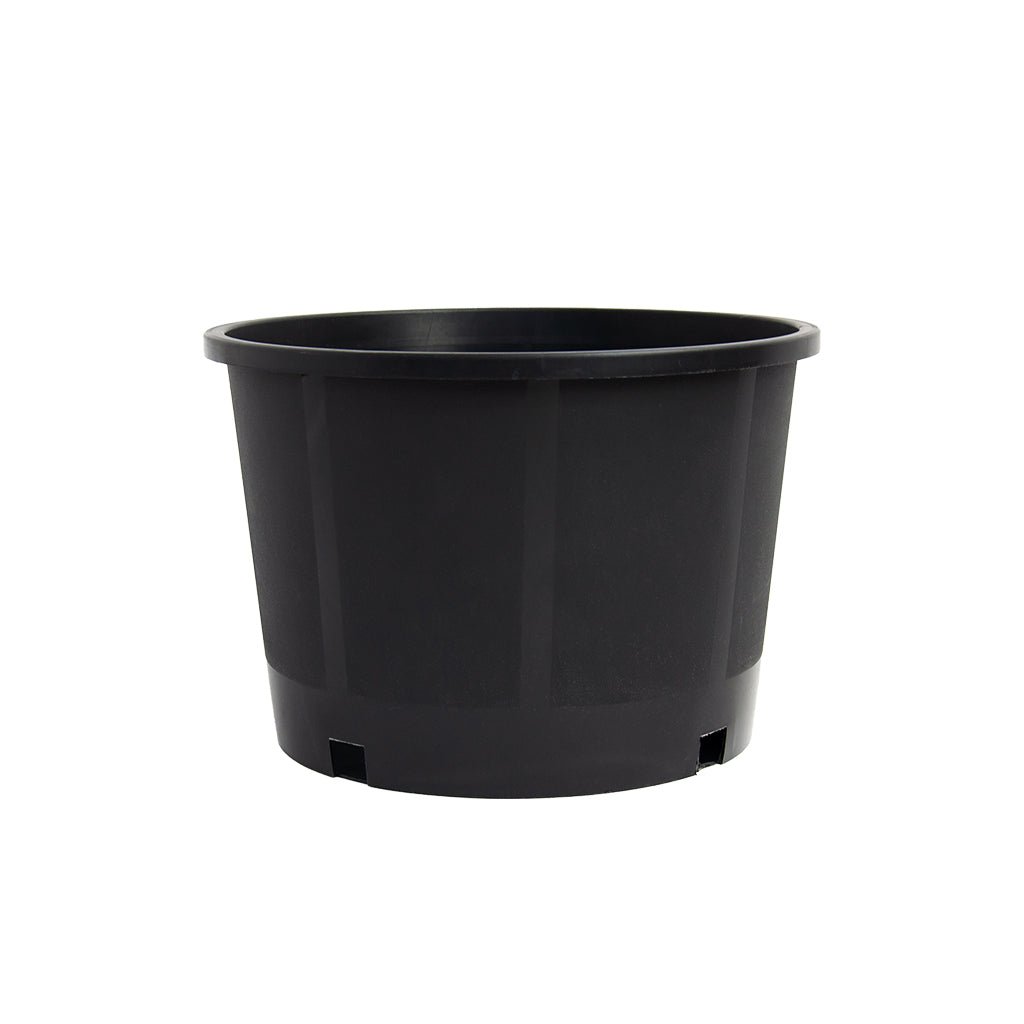 Durable Plastic Nursery Pots – Round & Square Planters for Gardens & Nurseries - with Round Pot 11″ × 10″ | Sold by Uncle Wiener's Wholesale