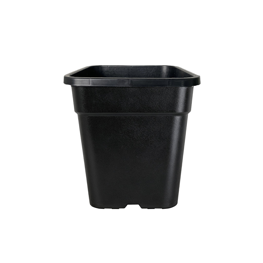 Durable Plastic Nursery Pots – Round & Square Planters for Gardens & Nurseries - with Square Pot 10″ × 10″ | Sold by Uncle Wiener's Wholesale