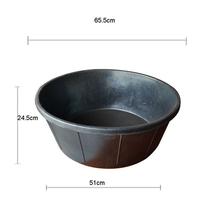 Durable Rubber & Plastic Animal Buckets, Feeders & Waterers – Multiple Sizes for Livestock & Horses - with 15 Gallon 60L Rubber Bucket 3904 | Sold by Uncle Wiener's Wholesale