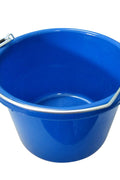 Durable Rubber & Plastic Animal Buckets, Feeders & Waterers – Multiple Sizes for Livestock & Horses - with 7.6L Plastic Bucket & Handle (T8003) | Sold by Uncle Wiener's Wholesale
