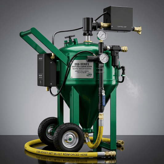 Dustless Sandblasters DSB Series – Eco - Friendly Industrial Wet Blasting Systems - 28.3 L (1 cu ft) to 424.8 L (15 cu ft) - General Equipment with DSB150 DUSTLESS SANDBLASTER | Sold by Uncle Wiener's Wholesale