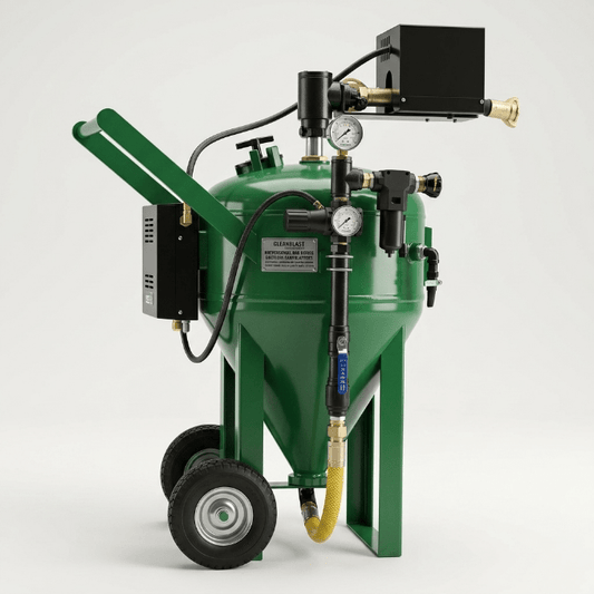 Dustless Sandblasters DSB Series – Eco - Friendly Industrial Wet Blasting Systems - 28.3 L (1 cu ft) to 424.8 L (15 cu ft) - General Equipment with DSB225 DUSTLESS SANDBLASTER | Sold by Uncle Wiener's Wholesale
