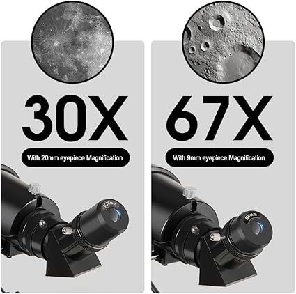 EACONN 90mm Aperture 600mm Refractor Telescope for Adults Kids and Beginners with Tripod Phone Adapter and Carry Bag - Toys with | Sold by Uncle Wiener's Wholesale