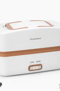 Eamoment Brown Electric Lunch Box Food Heater 270W 304 Stainless Steel,1000mL Standard Capacity.Heating/Cooking/Keep Warm,Portabler for Adults/Work/WomanUHLB - 1.5S001W (Electric Lunch Box Food Heater) - with | Sold by Uncle Wiener's Wholesale