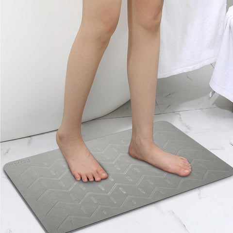 Earth Stone Bath Mat | Fast Drying Diatomaceous Shower Mat - with for 1 - 34.95 EA | Sold by Uncle Wiener's Wholesale