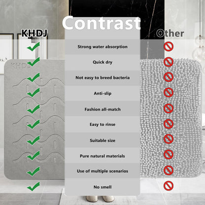 Earth Stone Bath Mat | Fast Drying Diatomaceous Shower Mat - with for 1 - 34.95 EA | Sold by Uncle Wiener's Wholesale