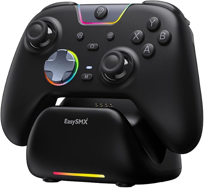 EasySMX X05 Pro Wireless Gaming Controller with Charging Dock – Hall Effect 1000Hz Gamepad for PC, Switch, iOS and Android - Electronics with | Sold by Uncle Wiener's Wholesale