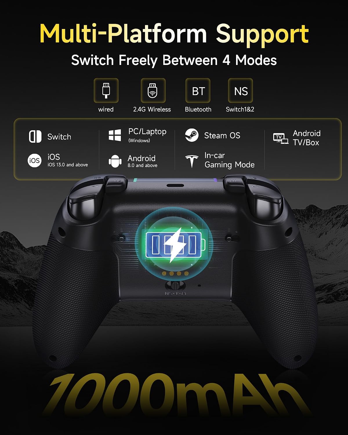EasySMX X05 Pro Wireless Gaming Controller with Charging Dock – Hall Effect 1000Hz Gamepad for PC, Switch, iOS and Android - Electronics with | Sold by Uncle Wiener's Wholesale