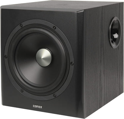 Edifier S351DB Bookcase Coaxial, Bluetooth, Optical and Auxiliary Speaker and Subwoofer 2.1 System, Wireless Sound for Study, Living Room & Cave Black - with | Sold by Uncle Wiener's Wholesale
