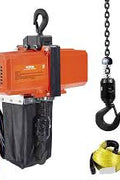 Electric Chain Hoist 110V – Industrial Overhead Crane Lift, 1100 to 4400 lbs Capacity - with 10 FT 1100 LBS | Sold by Uncle Wiener's Wholesale