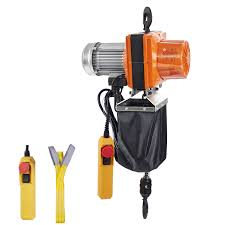 Electric Chain Hoist 110V – Industrial Overhead Crane Lift, 1100 to 4400 lbs Capacity - with 10 FT 1100 LBS | Sold by Uncle Wiener's Wholesale
