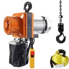 Electric Chain Hoist 110V – Industrial Overhead Crane Lift, 1100 to 4400 lbs Capacity - with 10 FT 1100 LBS | Sold by Uncle Wiener's Wholesale