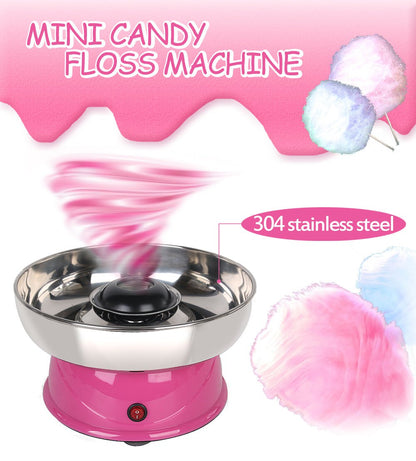 Electric Cotton Candy Machine 110V Home Party Sugar Floss Maker Pink ETMF08 - with | Sold by Uncle Wiener's Wholesale