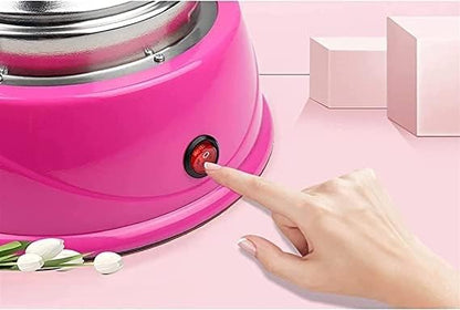 Electric Cotton Candy Machine 110V Home Party Sugar Floss Maker Pink ETMF08 - with | Sold by Uncle Wiener's Wholesale