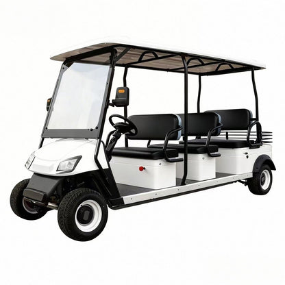 Electric Golf Cart 4 - Person & 6 - Person 1800W 60V Utility Transport Cart GCART1 - with 6 Person Electric Golf Cart | Sold by Uncle Wiener's Wholesale