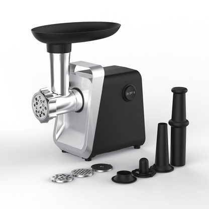 Electric Meat Grinder 120V Kitchen Meat Mincer Compact Countertop MG0879 - with | Sold by Uncle Wiener's Wholesale