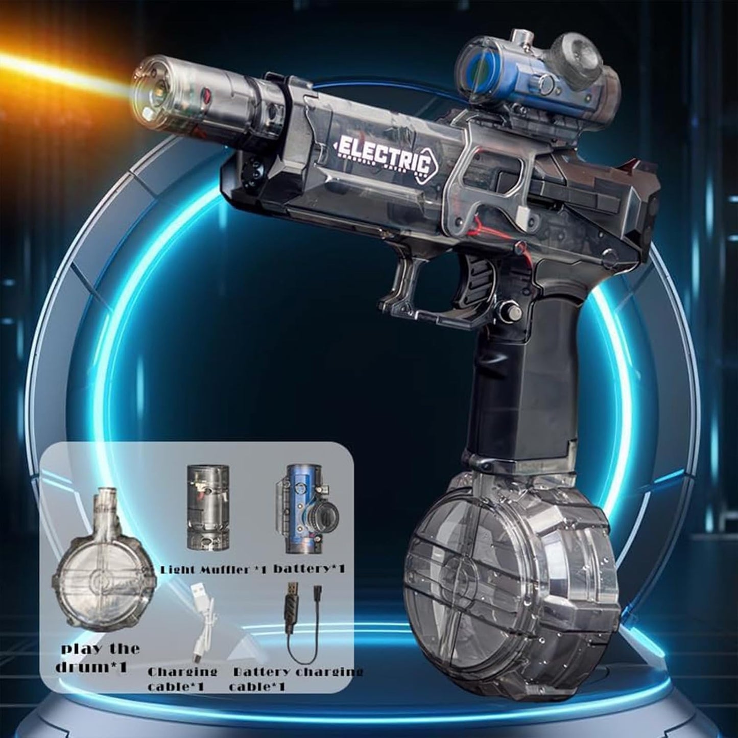 Electric Water Gun Long Range Automatic Water Blaster Summer Toy CPS305227 - with | Sold by Uncle Wiener's Wholesale
