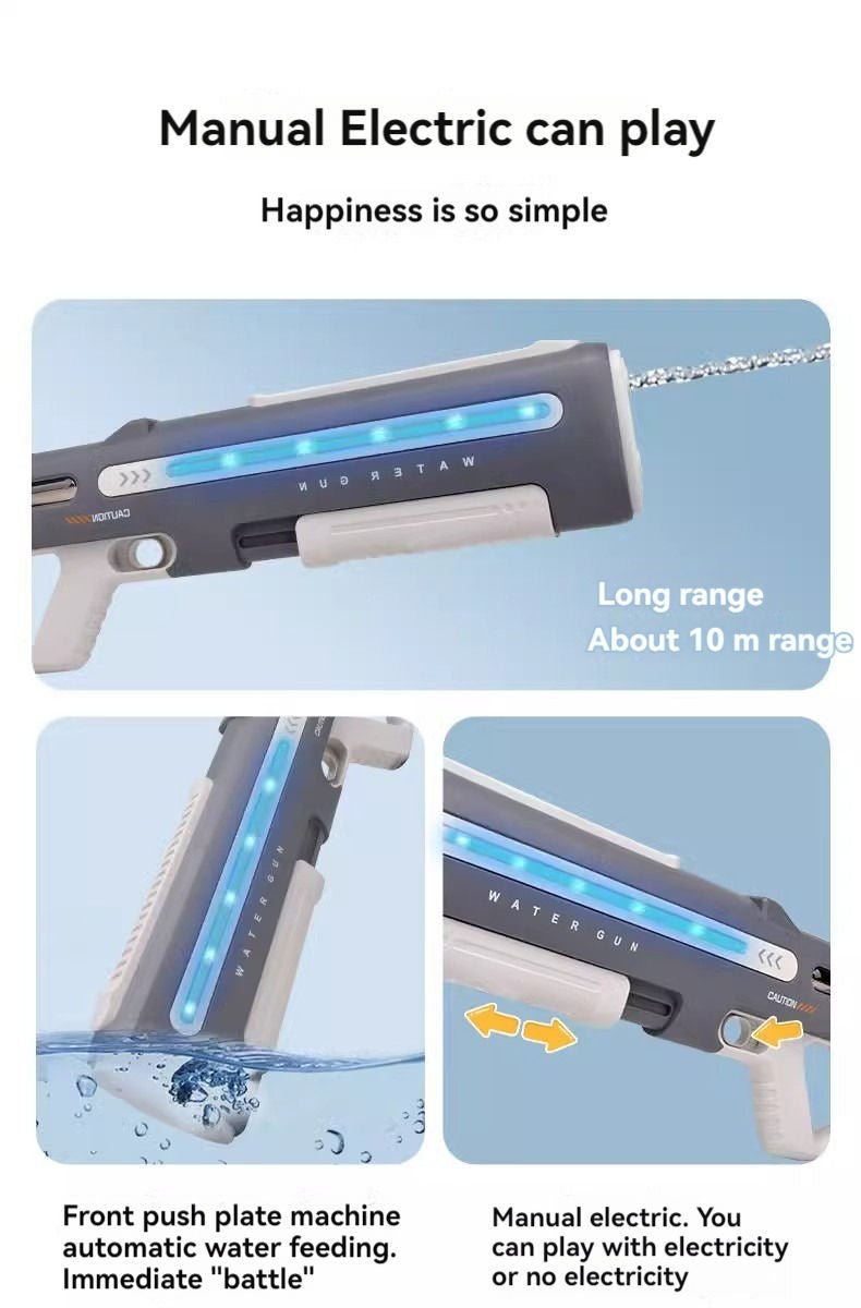 Electric Water Gun Self Priming Automatic Kids Outdoor Water Blaster CPS302954 - with | Sold by Uncle Wiener's Wholesale